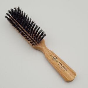 Vintage GB Kent Real Bristle Hair Brush LS17 Beech & Satinwood~Medium/Thick Hair